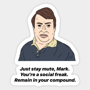 MARK CORRIGAN | SOCIAL FREAK Sticker